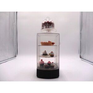 Our Generation BITE TO EAT RETRO‎ DINER Spinning Display Case Pie Donuts Cake